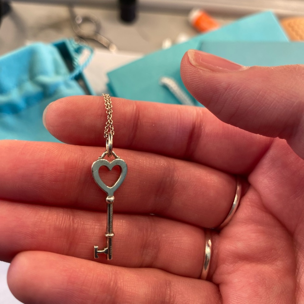 Tiffany Key heart necklace